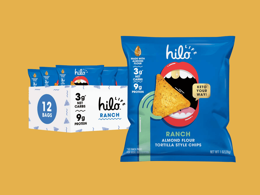 Hilo Life Keto Tortilla Style Chips Ranch Flavor