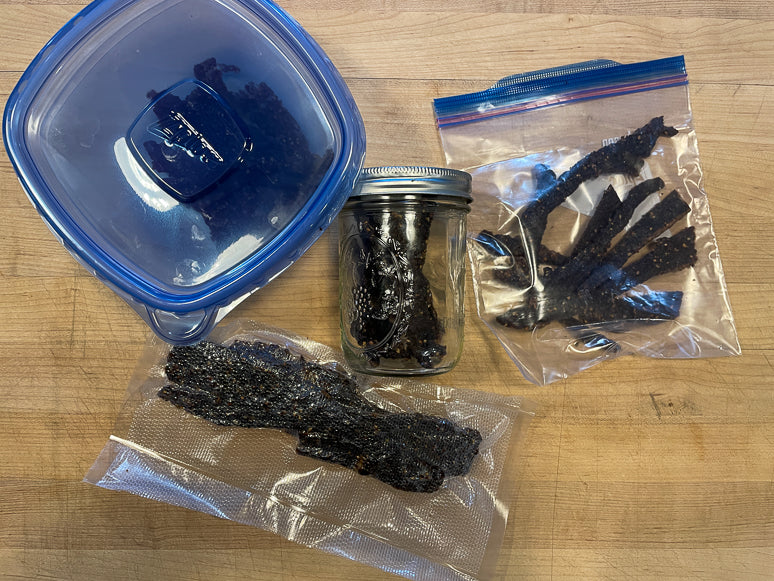 There are many ways to store homemade beef jerky.