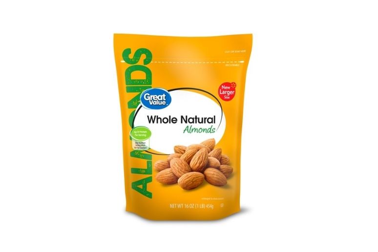  Great Value Whole Natural Almonds
