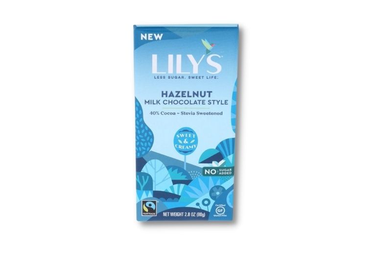 Lily's Hazelnut Milk Chocolate Style Bar