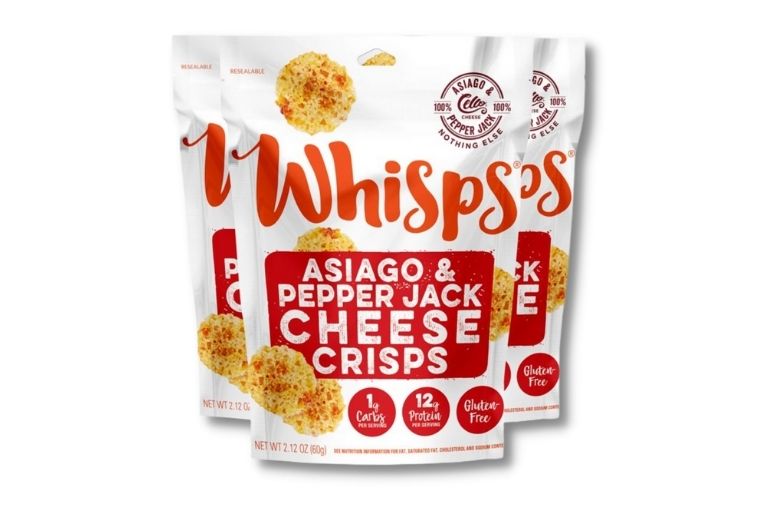 Whisps Asiago Pepper Jack Cheese Crisps