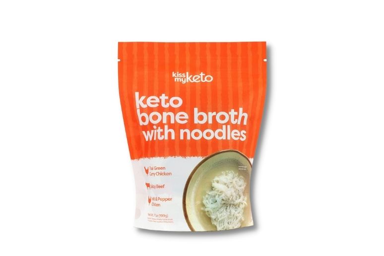 Kiss My Keto Ramen Noodles with Keto Bone Broth