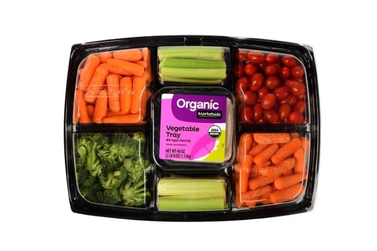 Marketside Organic Vegetable Tray with Organic Ranch Dip