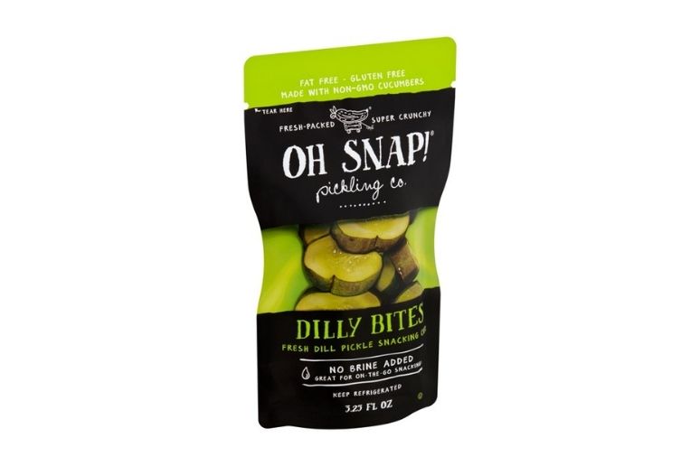 Oh Snap! Pickling Co. Dilly Bites Fresh Dill Pickle Snacking Cuts