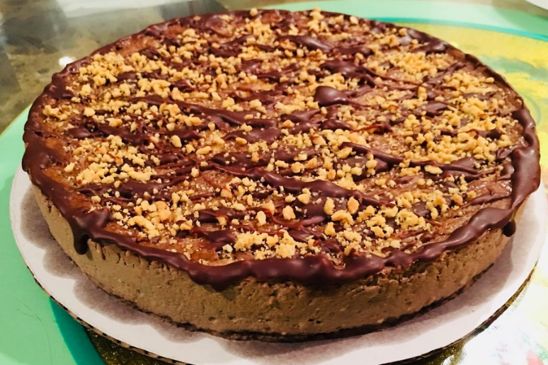 Rocco's Keto Peanut Butter Cheesecake