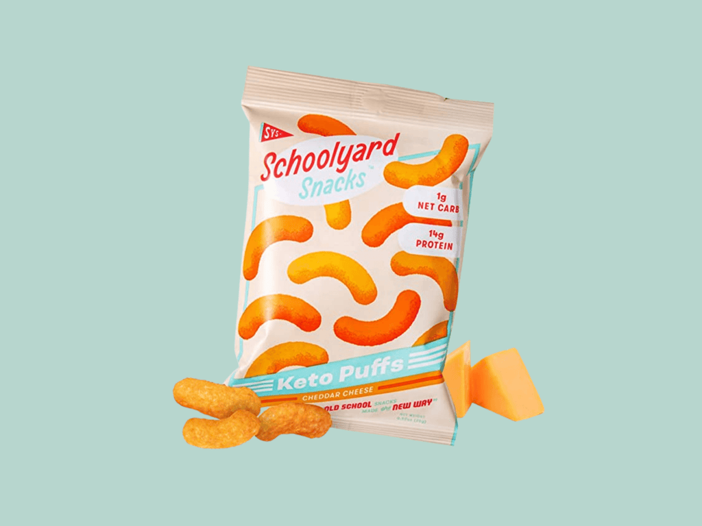 Schoolyard Snacks Keto Cheese Puffs