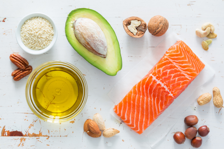 Salmon, oil, and nuts are all allowed while on a fat fast diet.