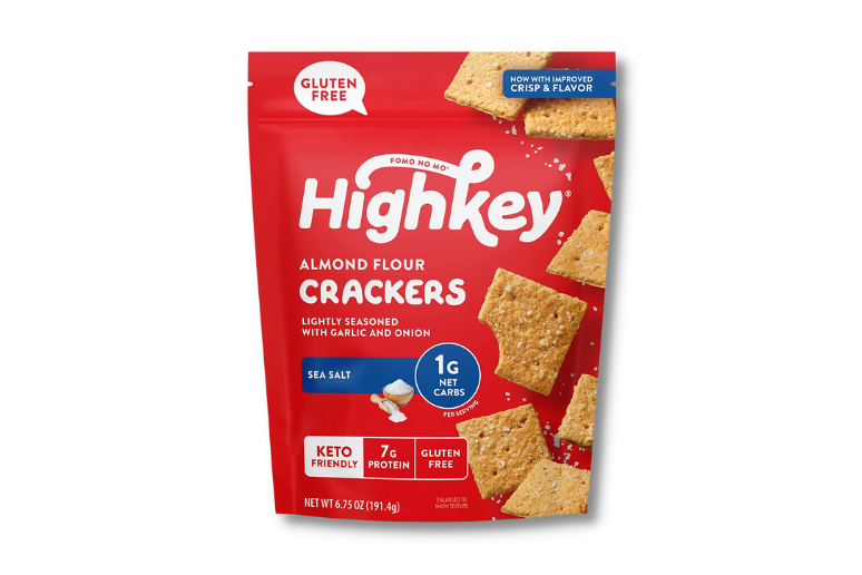 HighKey Low Carb Sea Salt Crackers