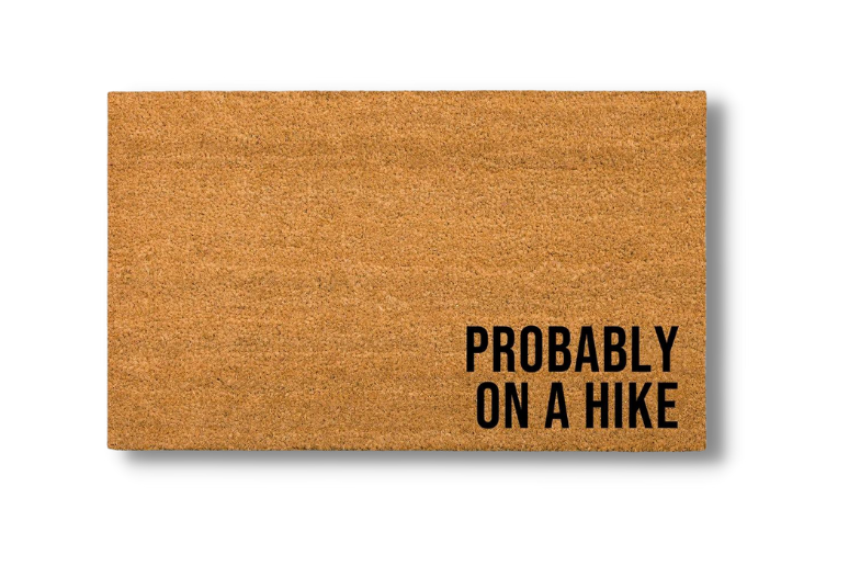 Hiking Themed Doormat