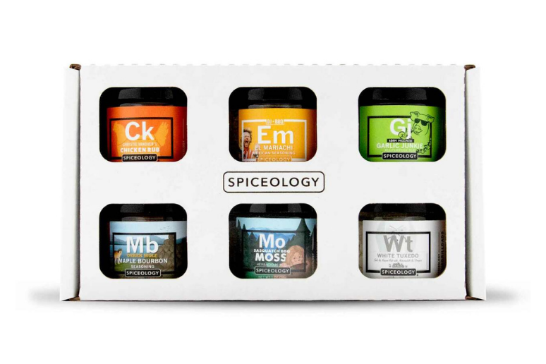 Spiceology 6-Pack Mini Rub Jars