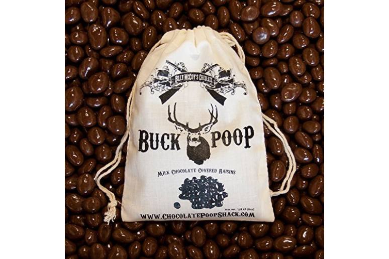 Chocolate buck poop