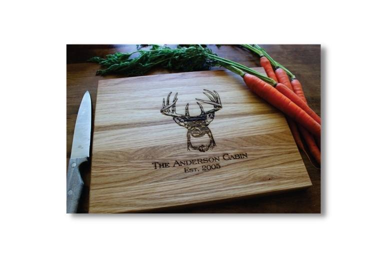 Personalized Deer Cutting Board