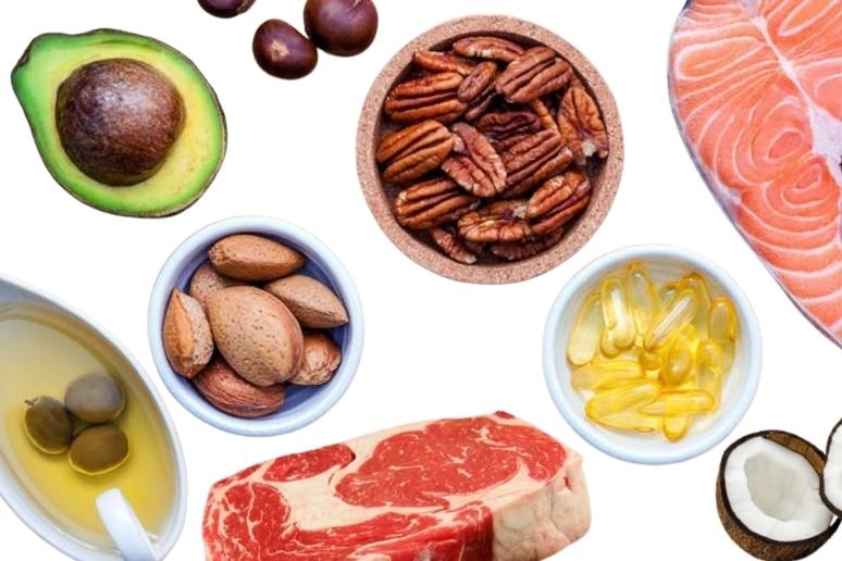 Nuts and healthy keto fats
