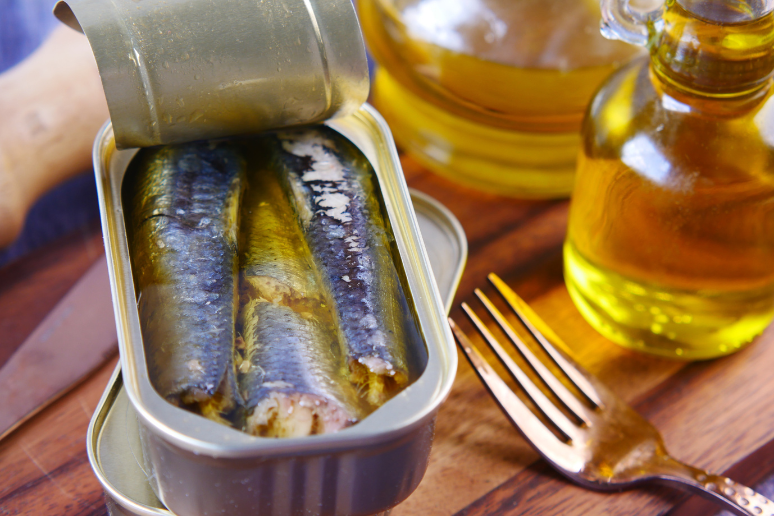 Sardines in a tin