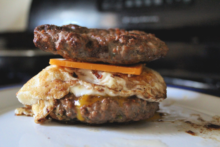 Carnivore Breakfast Sandwich Recipe from Health Home and Happiness