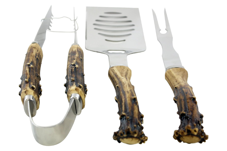 Antler Handle Grill Set