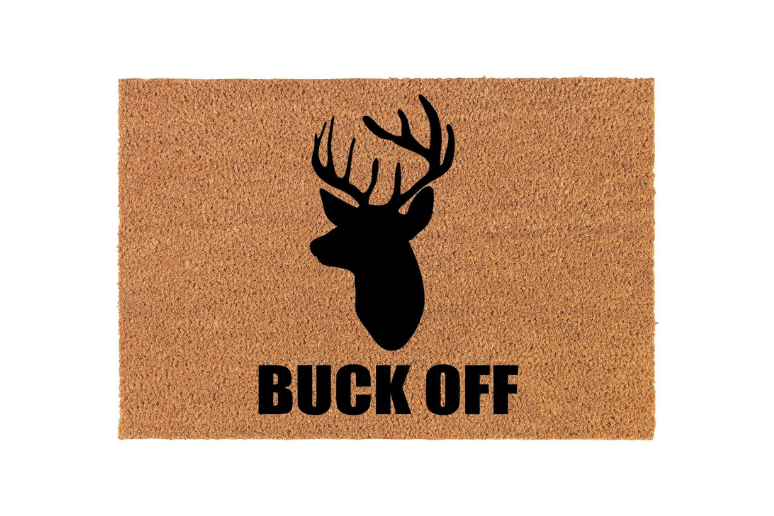 Buck Off DoorMat