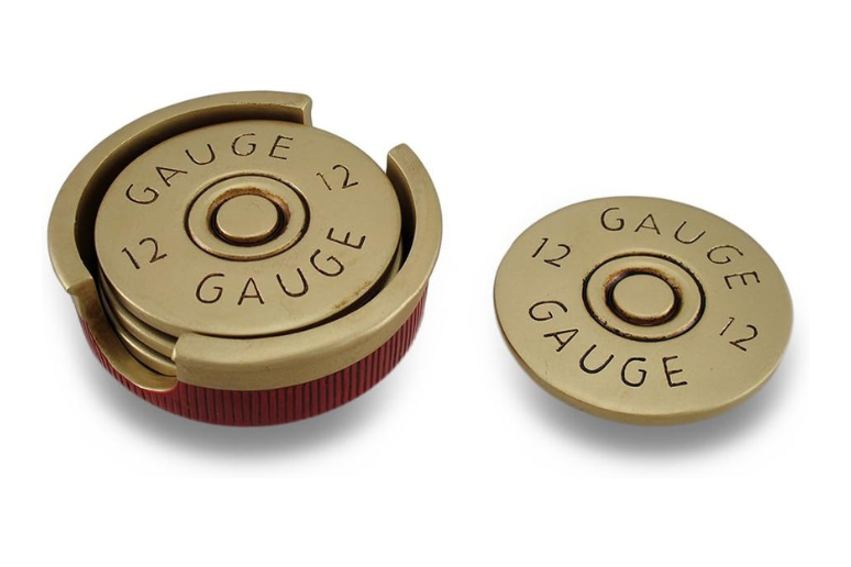 Shotgun Shell Coaster Set