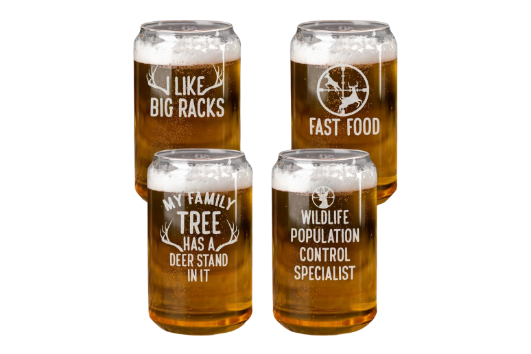 Deer Hunting Beer Glasses