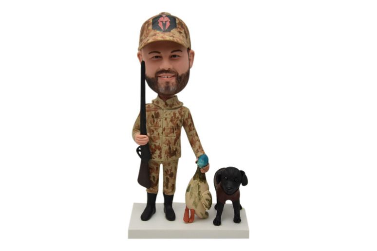 Custom Personalized Hunter Hunting Bobblehead