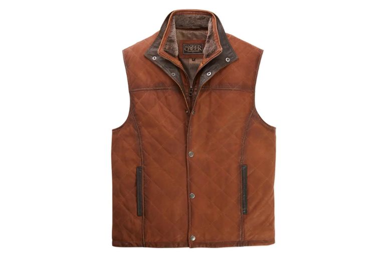 Beaver Creek Lightweight Leather Vest