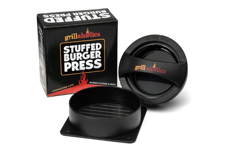 Stuffed Burger Press and Recipe Book