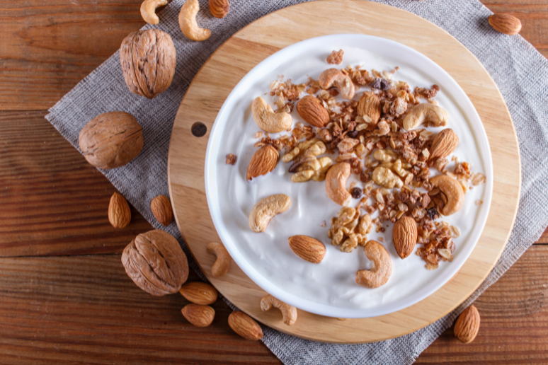 Greek Yogurt with Almonds