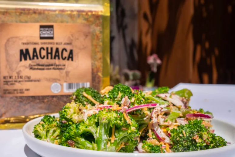 Keto Machaca Broccoli Salad