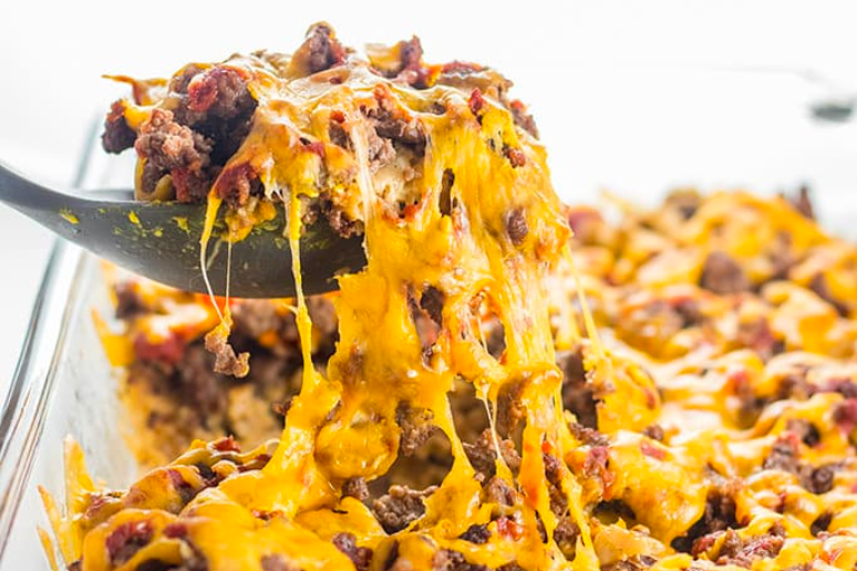 Easy Low Carb Keto Cheeseburger Casserole