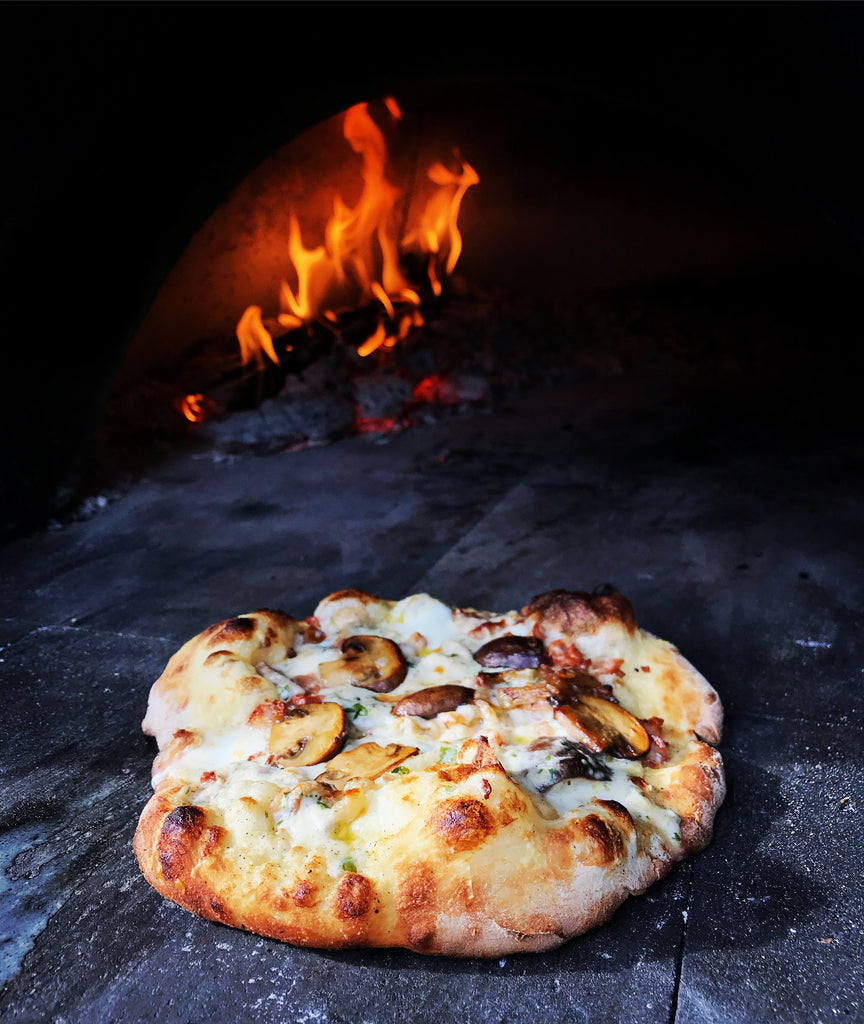 Recipe: Machaca Mushroom Pizza
