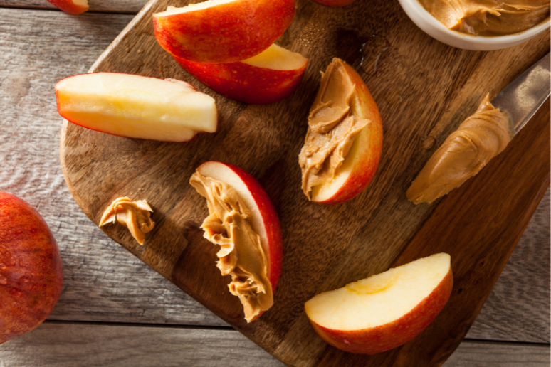 Apple Slices with Peanut Butter