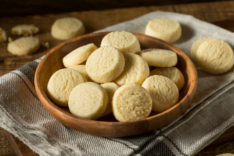 Keto-Friendly Almond Flour Shortbread Cookies