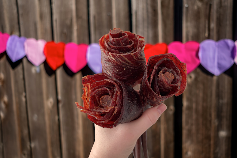 DIY Beef Jerky Bouquet