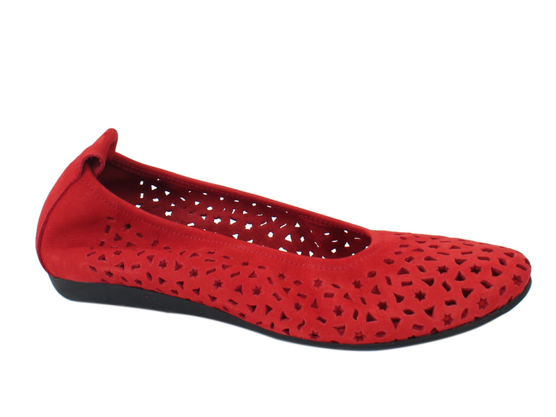 Arche Pump Lilly Feu Red Women's leather shoes | Shoegarden UK