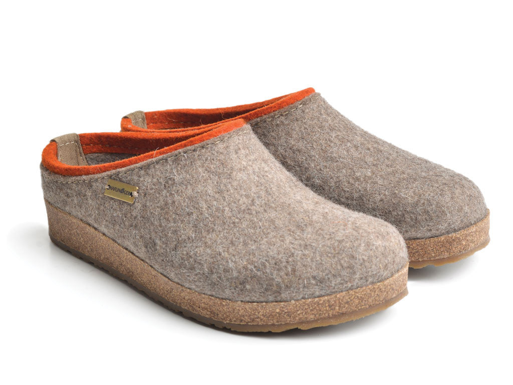 haflinger felt clogs