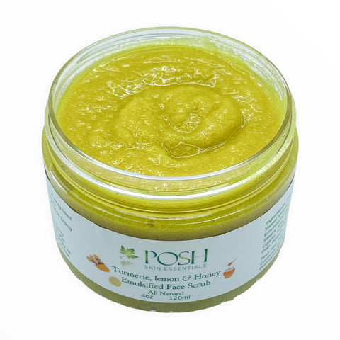 Turmeric, lemon & honey Brightening Face Scrub