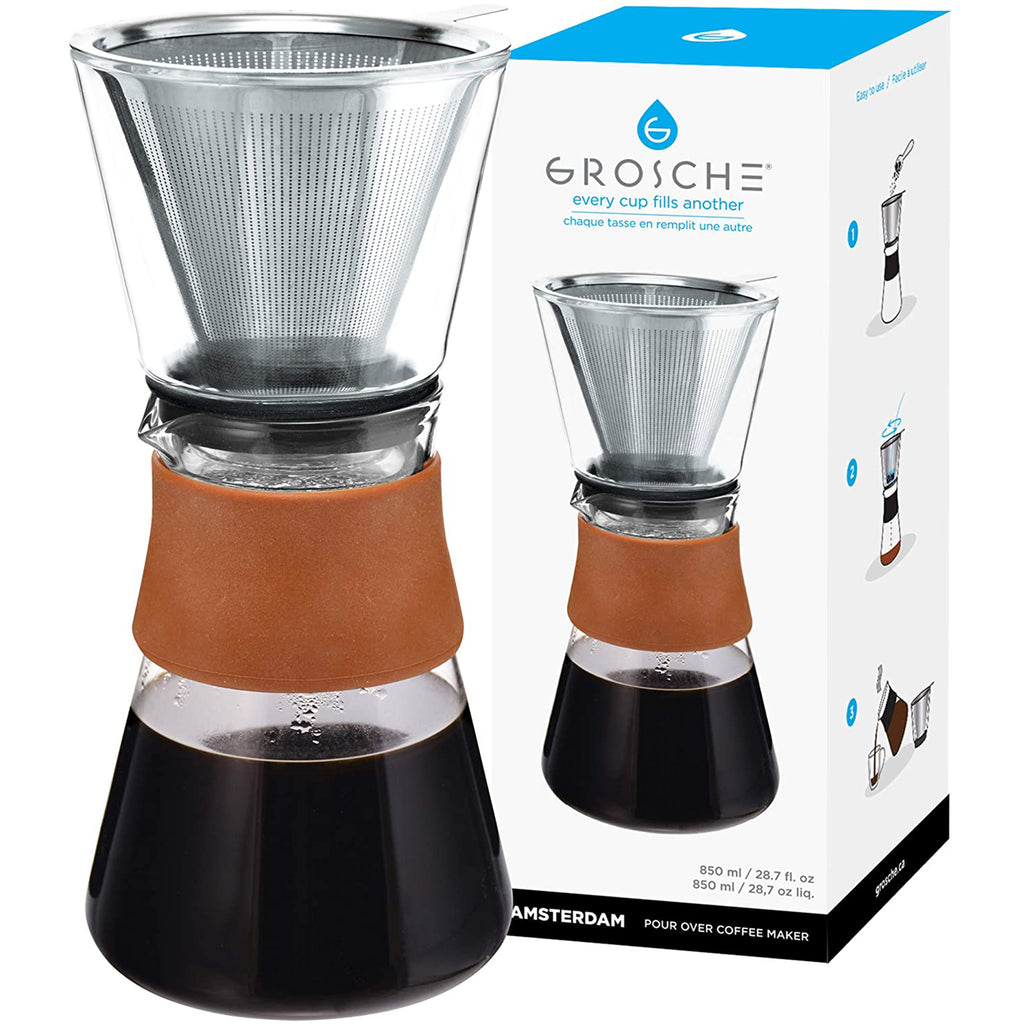 Grosche 4.7 fl. oz Double Shot Glass Espresso Cups & Reviews