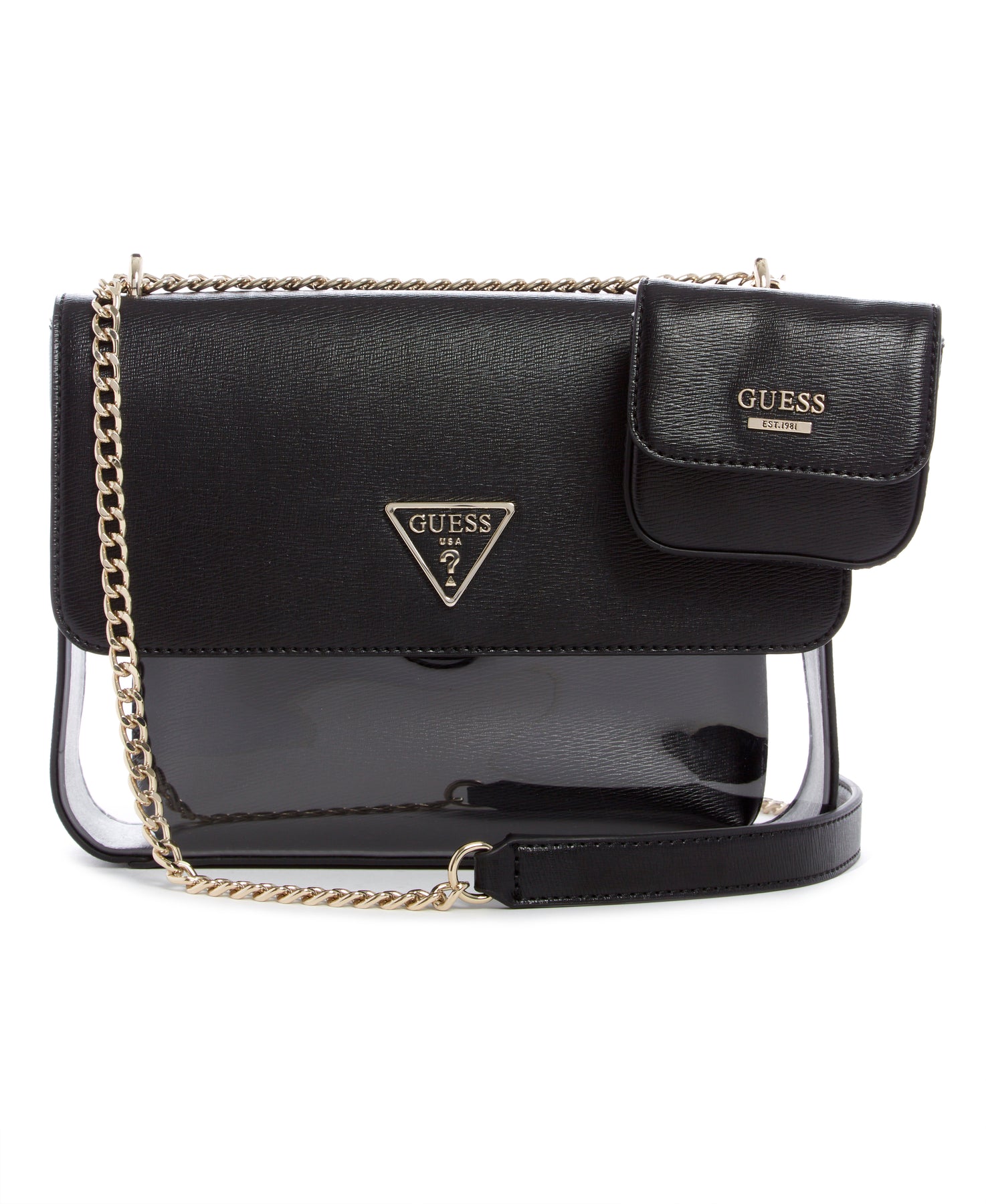 guess crossbody flap bag