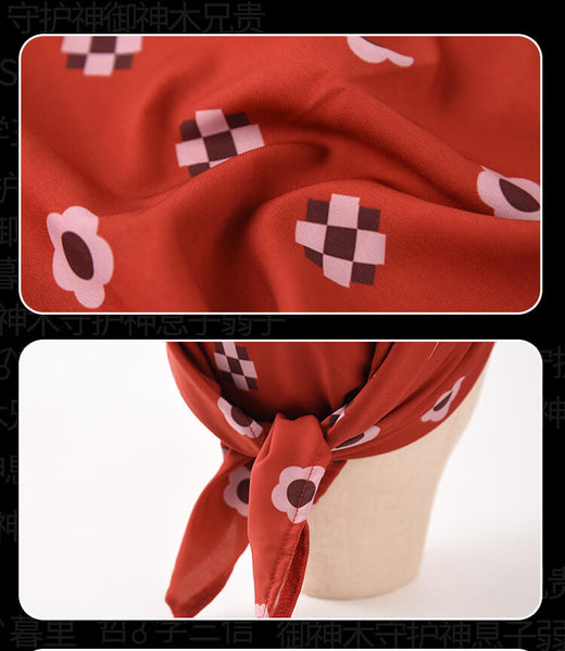 Ricardo Milos Special Pattern Red Bandana Kerchief Fashionseer - red bandana texture roblox
