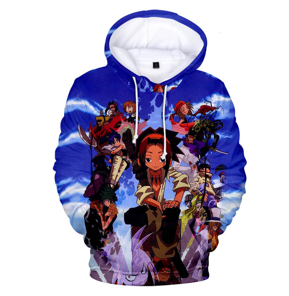 Shaman King Colorful 3d Printed Long Sleeve Hoodie Fashionseer