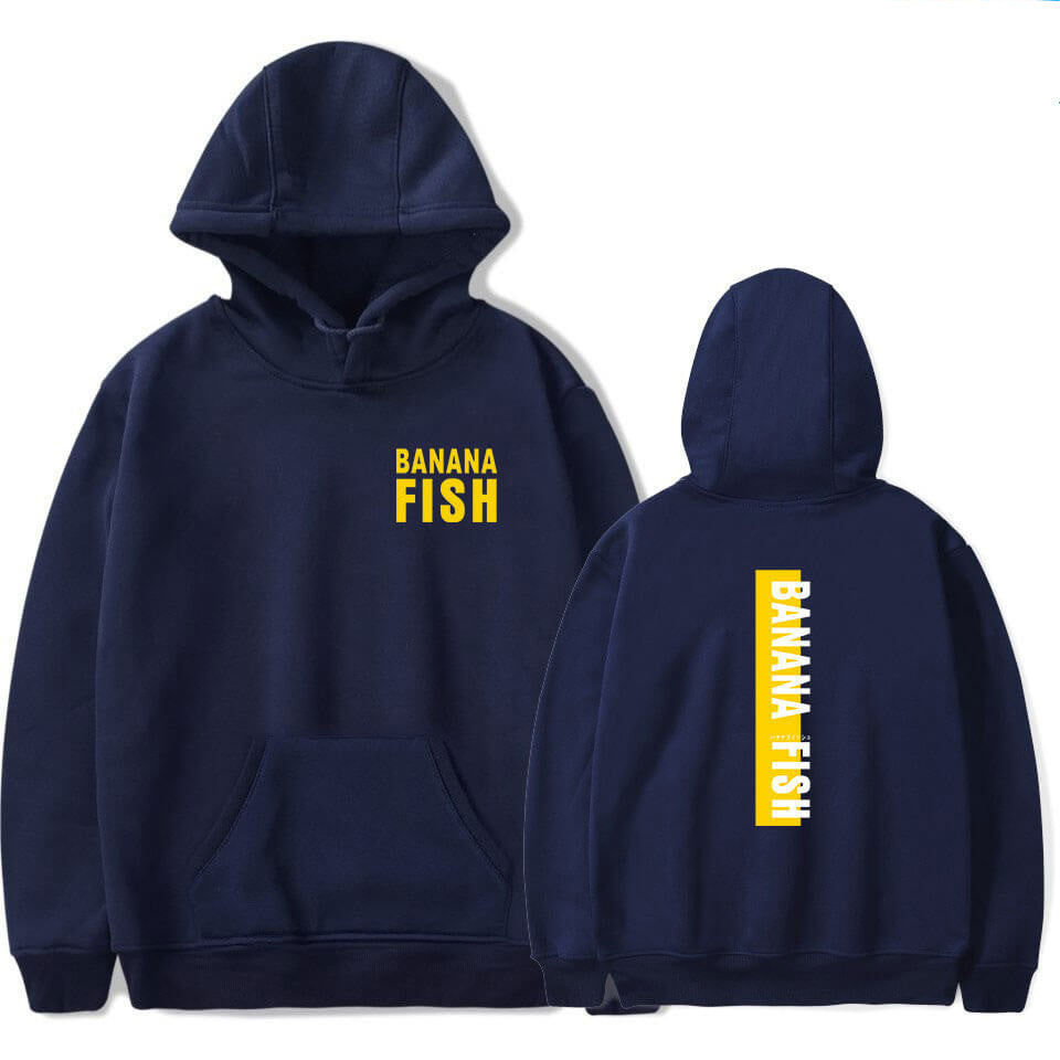 Banana Fish Long Sleeve Hoodie 6 Color Fashionseer