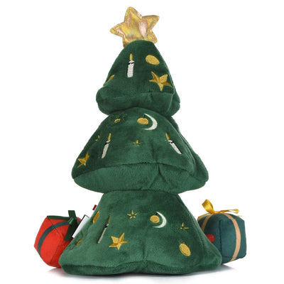 Harry Potter Holiday Tree Burrow with Plush Squeaker House Presents Dog Toy - Dog Toys - Harry Potter - Shop The Paw