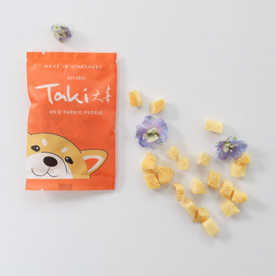 Taki Pets Canadian Halibut Cubes (2 Types) - Dog Treats - Taki Pets - Shop The Paw