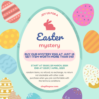 EASTER MYSTERY EGG -- shopthepaw - Shop The Paw