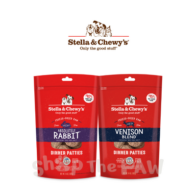 [2 FOR $132] Stella & Chewy's Freeze Dried Raw Dinner Patties (RABBIT / VENISON) - Non-prescription Dog Food - Stella & Chewy's - Shop The Paw