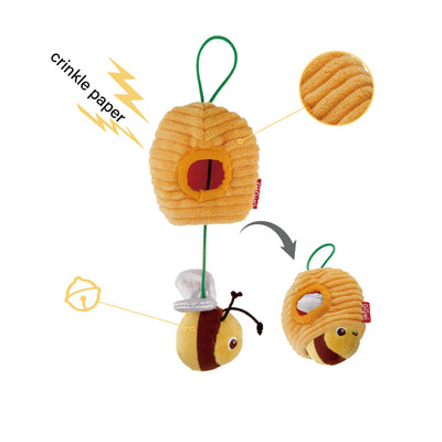 GiGwi Rookie Hunter Cat Toy - Bee with Beehive - cat toys - GiGwi - Shop The Paw
