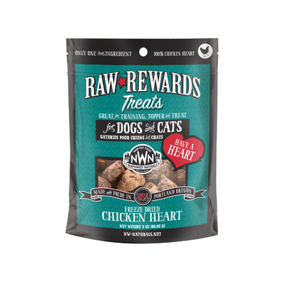 Northwest Naturals Chicken Heart Treats 3oz - Dog Treats - Northwest Naturals - Shop The Paw