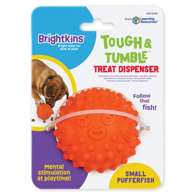 Brightkins Pufferfish Treat Dispenser - Small -- Brightkins Pet - Shop The Paw