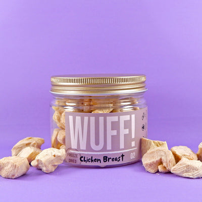 Wuff Freeze Dried Pet Treats - Chicken Breast -- WUFF - Shop The Paw