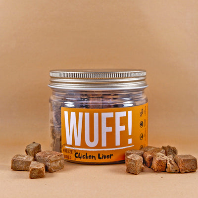 Wuff Freeze Dried Pet Treats - Chicken Liver -- WUFF - Shop The Paw